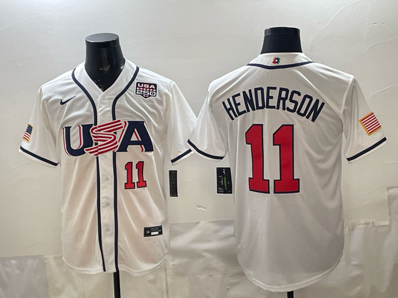 Men 2026 World cup white MLB Nike jersey 0034